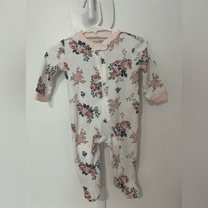 Kyle & Deena New York floral footie & headband set
